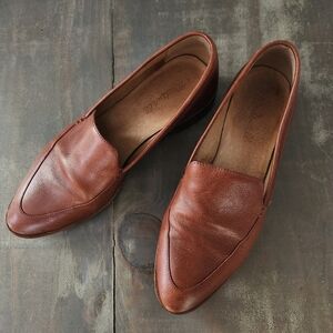 Madewell Frances Brown Leather Loafers - Size 6.5